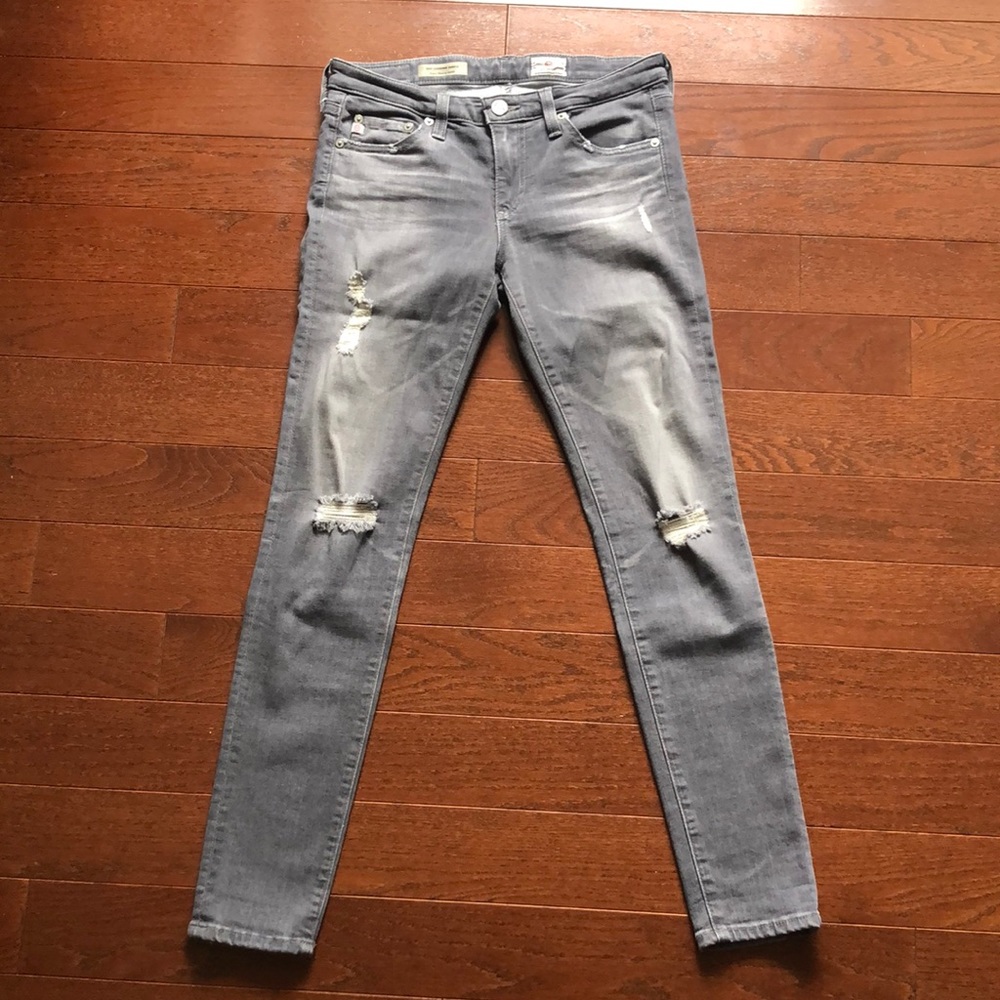 AG Adriano Goldschmidt The Legging Ankle Super Skinny Ankle Jeans Size 26
